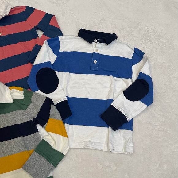 Bundle of Crewcuts Rugby Long Sleeve Shirts sz XS (4-5) - Picture 2 of 6